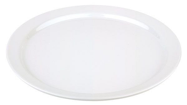 Plateau APS - PURE-, Ø 31 cm, hauteur : 2,5 cm, mélamine, blanc, 83884