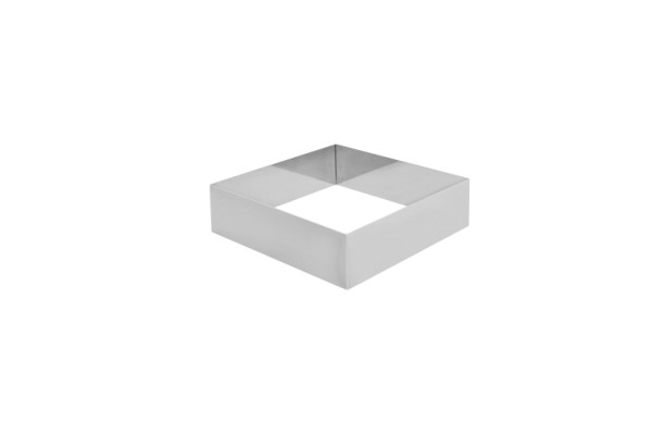 Cercle à gâteau Schneider "Carré", 16 x 16 x 5 cm, acier inoxydable, 155367