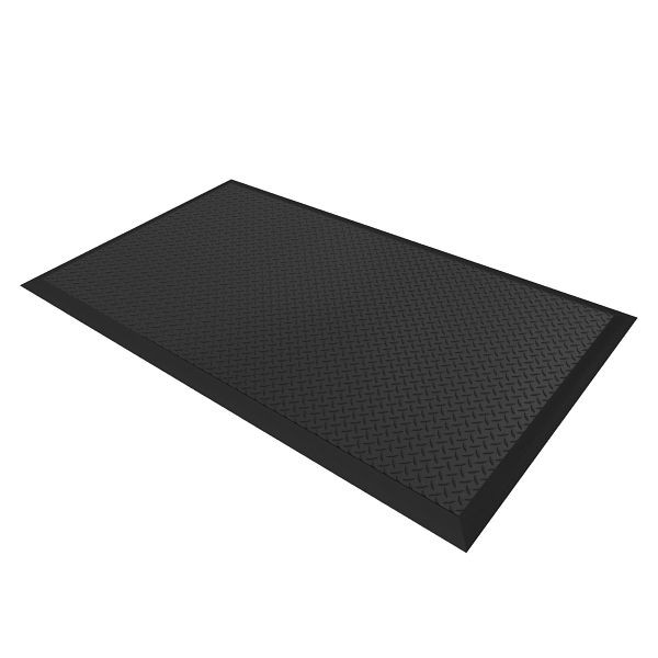 Notrax Cushion Flex Dry Areas Tapis Individuels 489, Noir, 91 cm x 210 cm, 489S002MBL