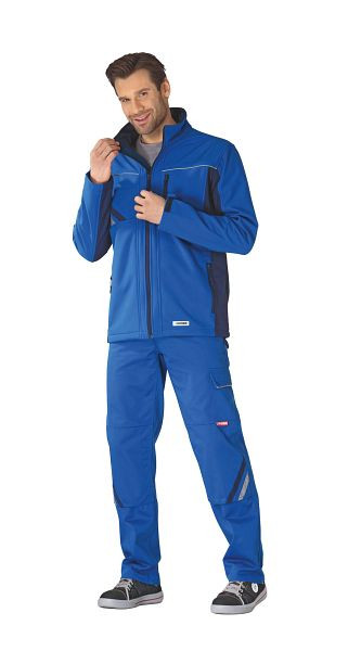 Veste softshell Planam Highline, bleu bleuet/marine/zinc, taille XXXL, 2380064