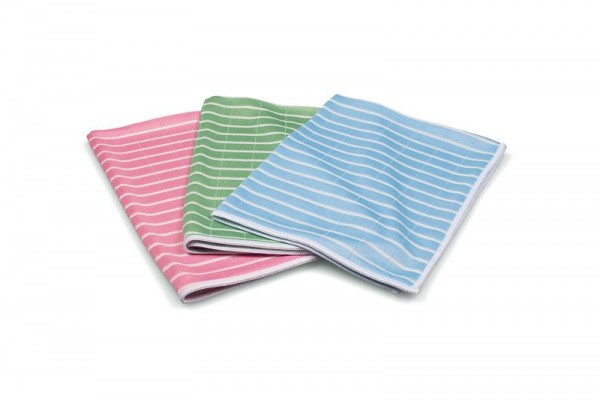 Sachet De Witte 1 x chiffon microfibre bambou 48 x 36 cm rose, 460.100.303