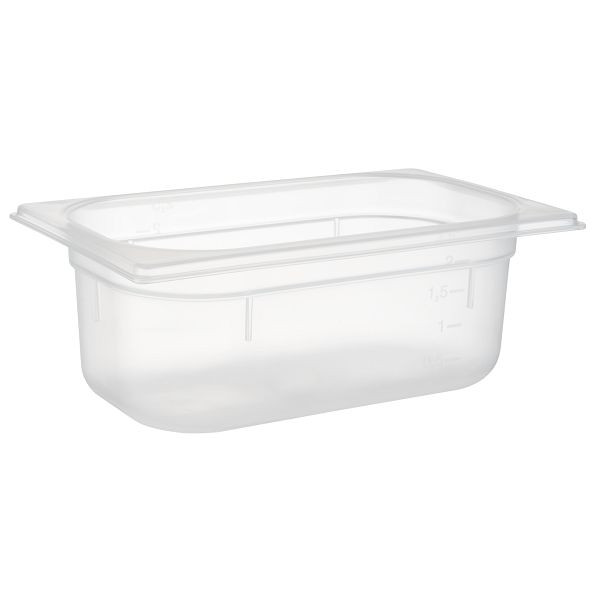 Bac APS GN 1/4, 26,5 x 16,2 cm, profondeur : 100 mm, polypropylène, 2,5 litres, 82130