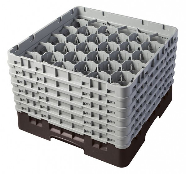 Panier de lavage Cambro 30 compartiments Camrack® 29,8 cm, brun, paquet de 2, 30S1114167