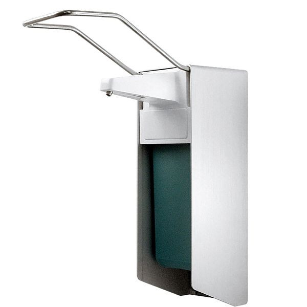Distributeur de désinfectant ETERNASOLID avec levier à bras long pour bouteilles Euro de 500 ml, 210356