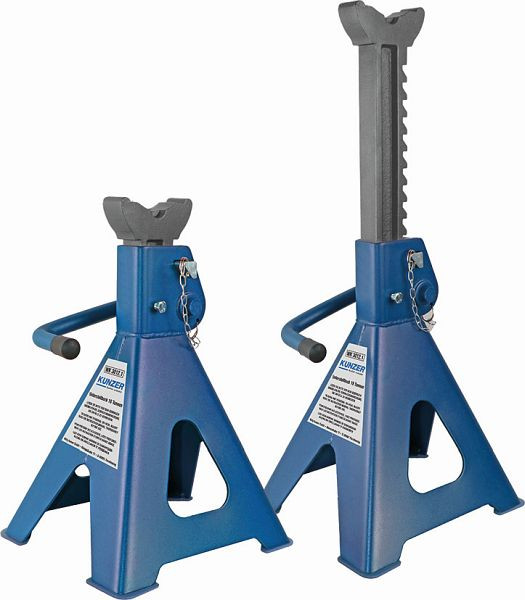 Chandelle Kunzer 10 tonnes, paire avec boulons de sécurité 452-700 mm, WK 3012.1