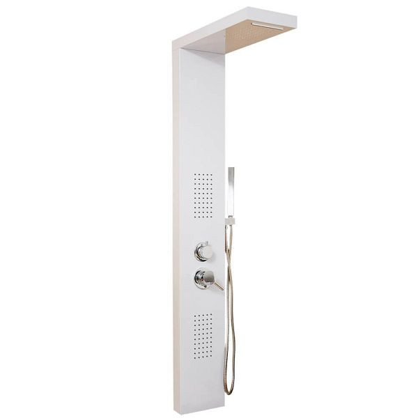 Panneau de douche HOME DELUXE CASCATA - blanc, 9068
