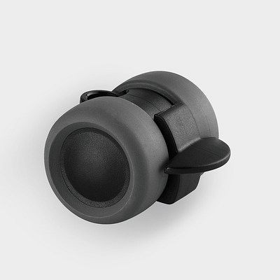 Roulette pivotante TENTE-ROLLEN avec frein, roue Ø 40 mm, capacité de charge 40 kg, hauteur 33,5 mm, A 87 Shore, 5925PJI040L51-10 LOW