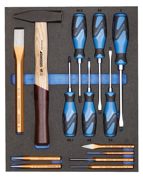 Assortiment d'outils GEDORE TS CT2-2154SK-119 dans un module d'outils de contrôle 2/4, 2957221