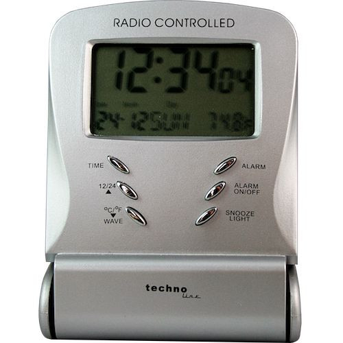 Réveil radio-piloté Technoline avec possibilité de réglage manuel, dimensions : 70 x 95 x 20 mm, WT 171