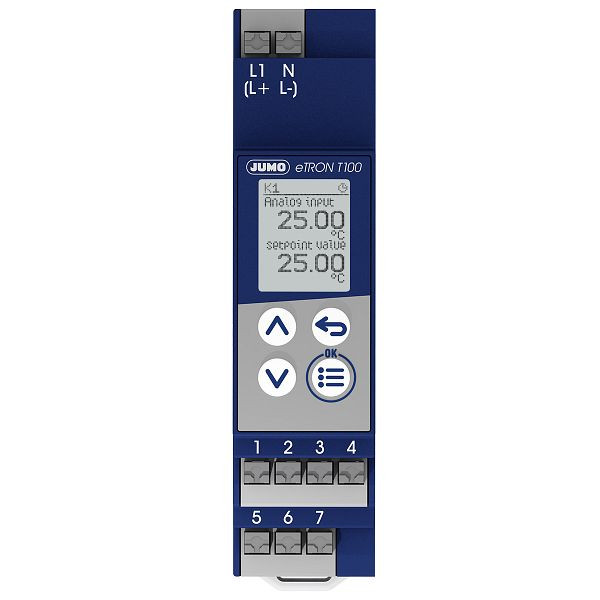 Thermostat numérique JUMO, 230 V, Pt100, Pt1000, KTY, 00721265