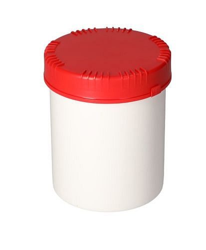 Pots en plastique DENIOS en HDPE avec couvercle, 1500 ml, avec homologation UN, UE : 5 pièces, 279-047