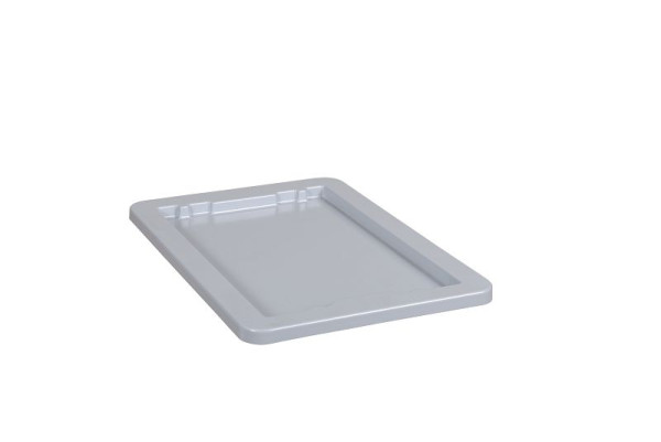 Couvercle Plastipol-Scheu K 400/1 D GRIS, PS 400 mm x 280 mm, 1341D016