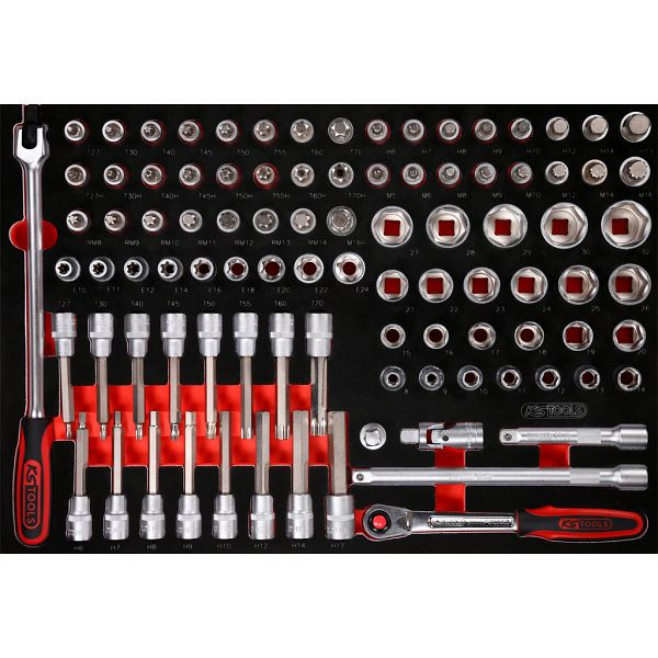 KS Tools PERFORMANCEplus jeu d'outils 95 pièces clé à douille 1/2', 811.0095