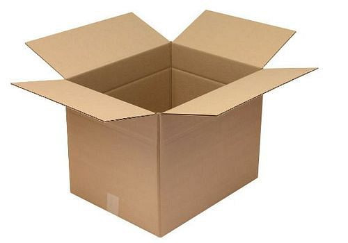 Boîte pliante en carton ondulé TransPak 1 paroi, dimensions intérieures 500 x 400 x 400 mm, qualité 1,30C, paquet : 25 pièces, 299298