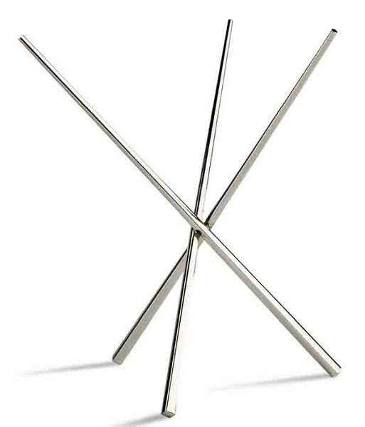 Présentoir de buffet APS -ASIA PLUS-, Ø 20,5 / Ø 16,5 cm, hauteur : 20 cm, acier inoxydable 18/10, poli, 15513