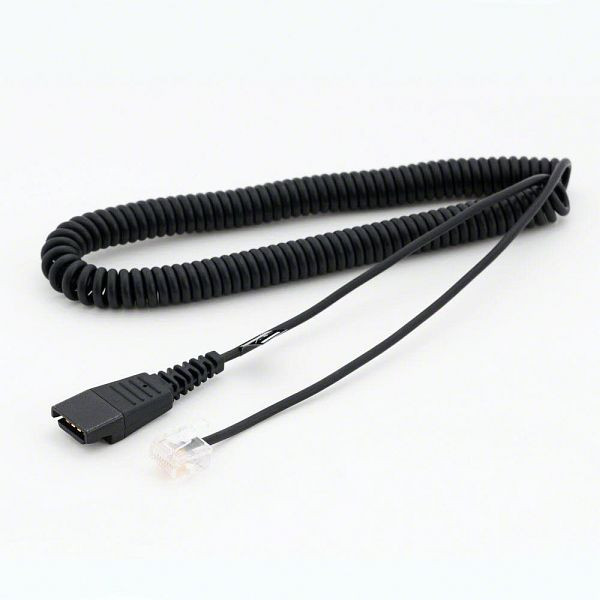 Câble de connexion Jabra QD enroulé sur RJ45, 8800-01-89