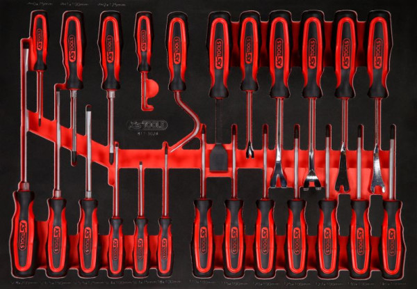 KS Tools PERFORMANCEplus jeu d'outils tournevis 24 pièces, 811.3024
