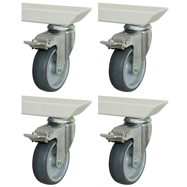 Tables de travail à rouleaux RAU série adlatus 150, 100x135x30 mm, 08-RS-150-4LF