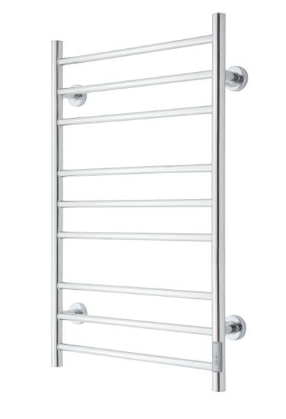 Sèche-serviettes électrique TVS ELDO 9 L, inox poli, avec minuterie, 860 x 530 mm, ELDO9L