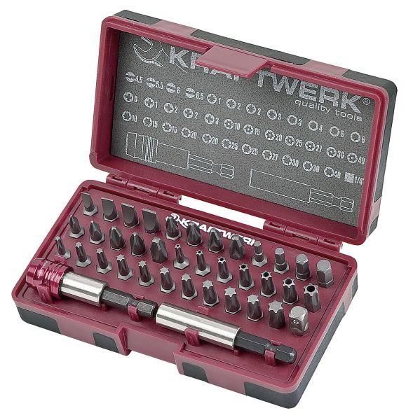 Kraftwerk ERGOBit boîte / jeu d'embouts 1/4 "38 pièces, 3795