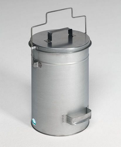 Conteneur de sécurité DENIOS avec couvercle, galvanisé, volume 15 litres, 284062