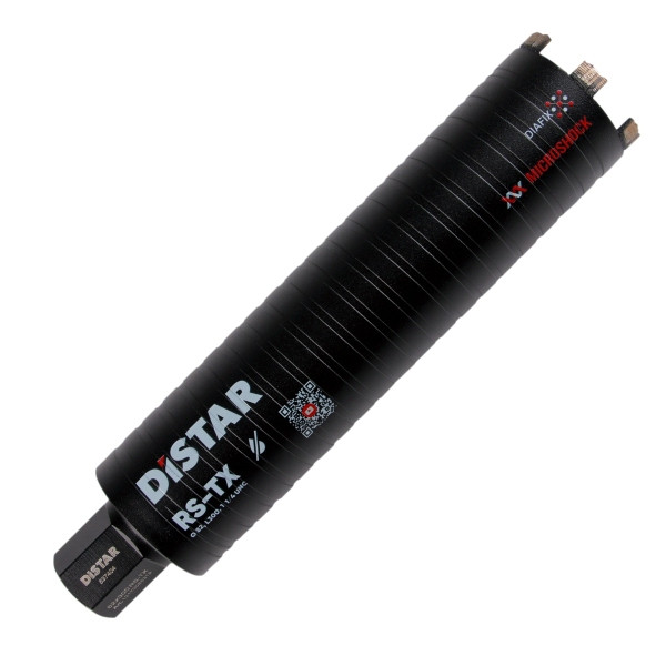 Foret diamant Distar DDS-W 082x300x1 1/4 UNC RS-TX, 10170085312