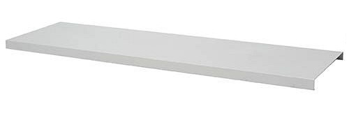 Tablette en acier Bedrunka+Hirth pleine profondeur pour largeur de table 1708 mm, dimensions en mm (LxPxH) : 1623 x 735 x 40, 03.2018-09D