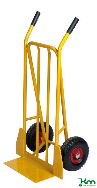 Kongamek Baggage & Sack Truck 470 x 555 x 1110 mm Jaune 2 Roulettes Fixes KM105