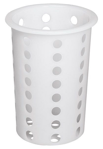Range-couverts APS, Ø 9,7 cm, hauteur : 13,7 cm, polyéthylène, blanc, 11998