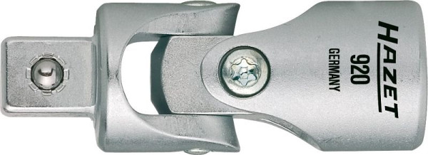 Joint universel Hazet, carré creux 12,5 mm (1/2 pouce), carré plein 12,5 mm (1/2 pouce), 920