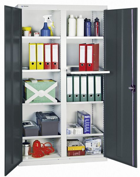 armoire à outils et matériaux blunt TM 3000, RAL 7035/7016, 8 plateaux, 3004071