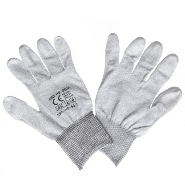 Gants ALLPAX ESD taille de tissu mixte. L, 10005012