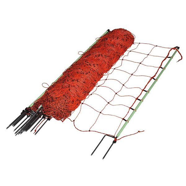 Growi Euro filet pour chèvres 106 cm de haut, 50 m de long, avec double pointe, 10051710