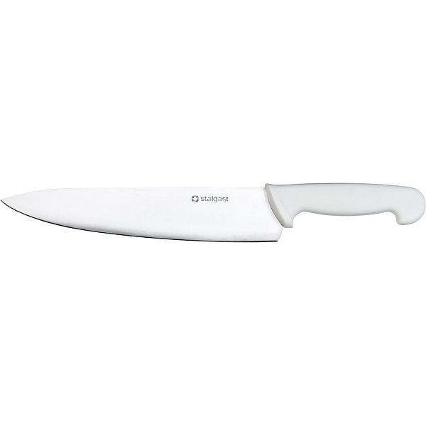 Couteau de chef Stalgast, HACCP, manche blanc, lame inox 25 cm, MS0935250