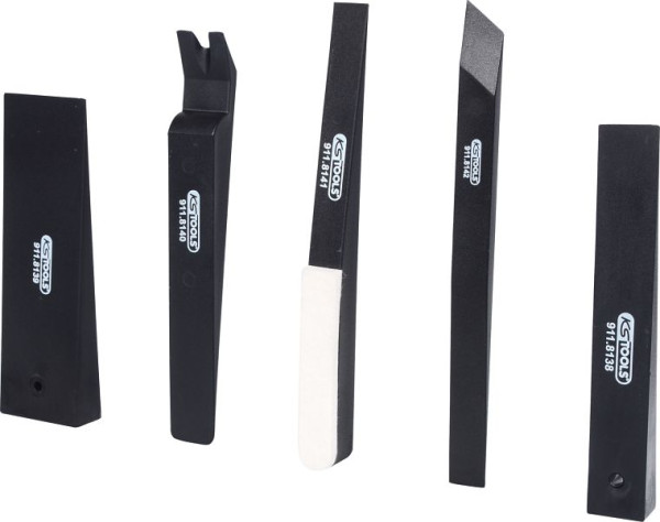 Jeu de cales en plastique KS Tools, 5 pièces résistantes aux chocs, 911.8160