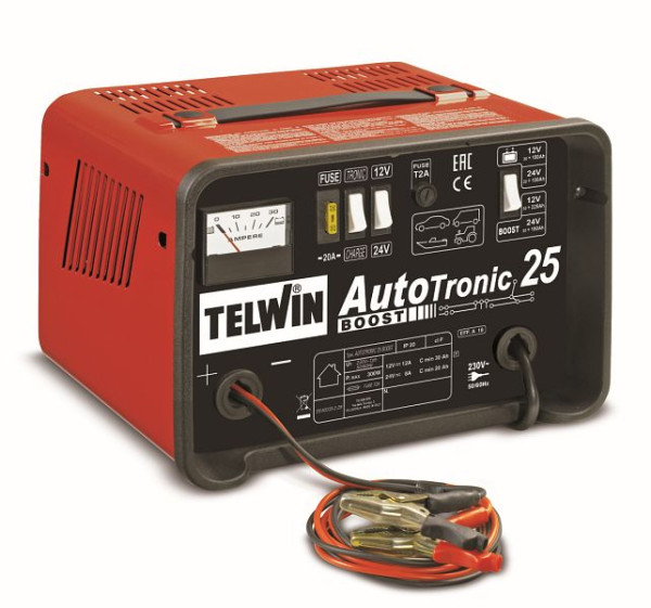 Chargeur de batterie Telwin AUTOTRONIC 25, 230V 12V/24V, 807540