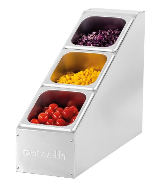 Support Casselin pour 3 bacs GN1/6, CSBG316