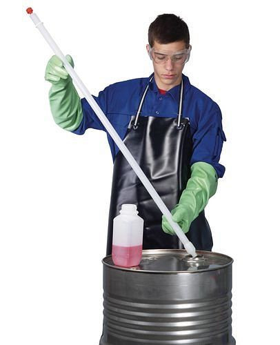 Échantillonneur DENIOS LiquiSampler en PP transparent, profondeur d'immersion 1000 mm, 250 ml, 179-396