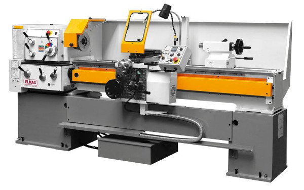 Tour universel ELMAG, PREMIUM CU 400 RD - Largeur de centre variable 1000 mm-, avec mandrin de tour RÖHM, 88625
