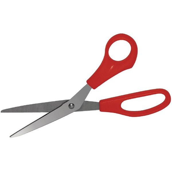 Ciseaux Hygiplas code couleur rouge, DM036
