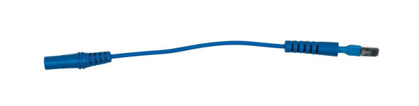 KS Tools Prise d'entrée 4,0 mm vers adaptateur de test 6,0 mm plat (bleu), 150.0966
