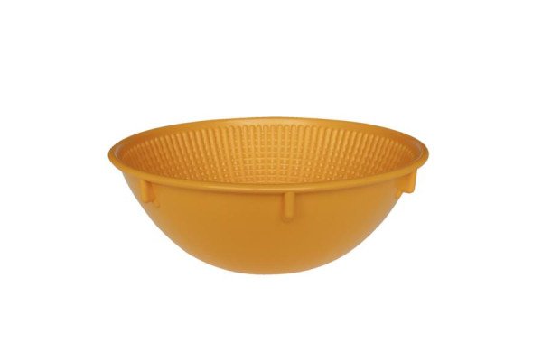 Moule à pain Schneider 1000 grammes rond, polyéthylène, couleur orange, 201010