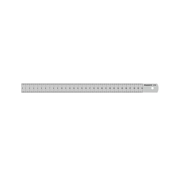 Règle en acier MATADOR, rigide, double échelle, 300 x 30 x 1,0, 0798 2030