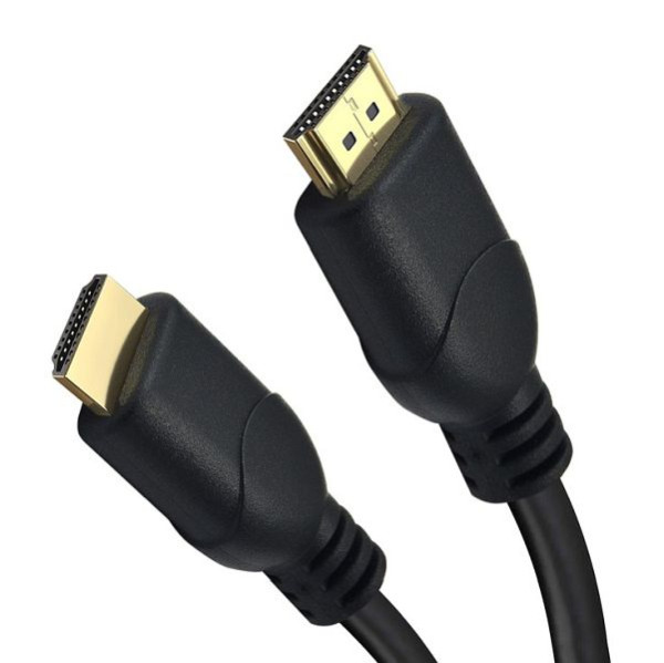Câble de connexion Helos, prise/prise HDMI, 4K, 1,0m, noir, 288391