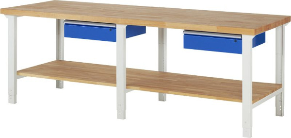 Etabli RAU série 7000 - modèle 7001A7, L2500 x P900 x H790-1140 mm, 03-7001A7-259B4H.11