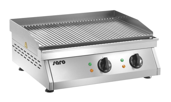 Plaque chauffante Saro (rainurée) modèle FRY TOP GH 610 R, 172-3130