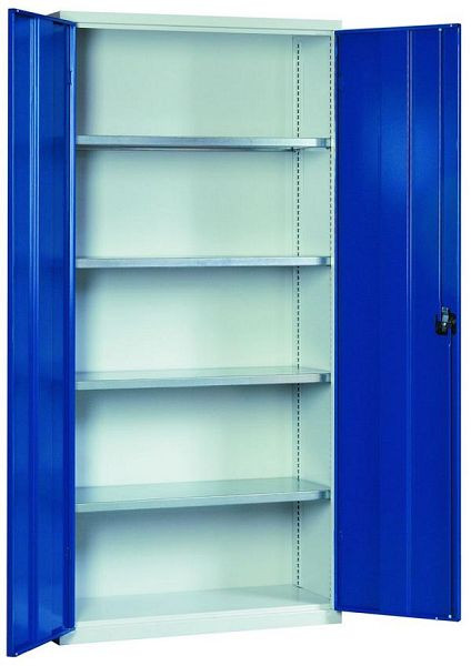 Armoire universelle KLW, 2000 x 1000 x 490 mm, 4 étagères, réglable tous les 20 mm, 7FN-NH2000TD-0204XRB