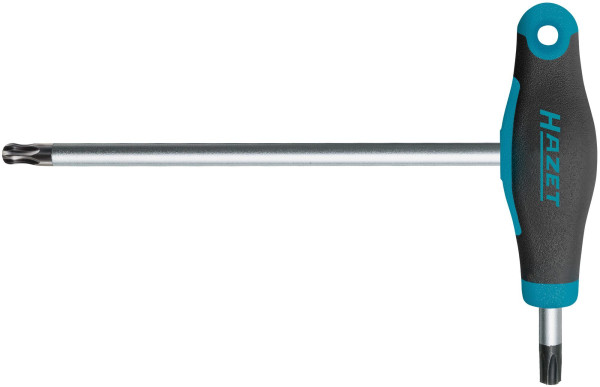 Tournevis Hazet, avec poignée en T, profil TORX®, T30, lame hexagonale, avec pointe sphérique, 829KKT-T30