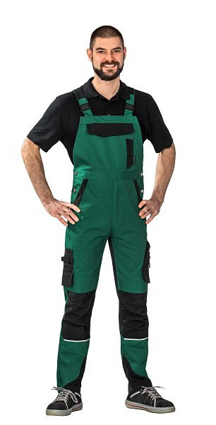Salopette homme Planam Norit, vert/noir, taille 29, 6524029