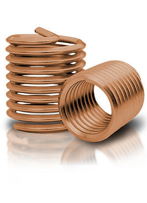 Inserts filetés BaerCoil M 12 x 1,75 - 1,0 D - bronze - 100 pièces, 1-B7221-1B